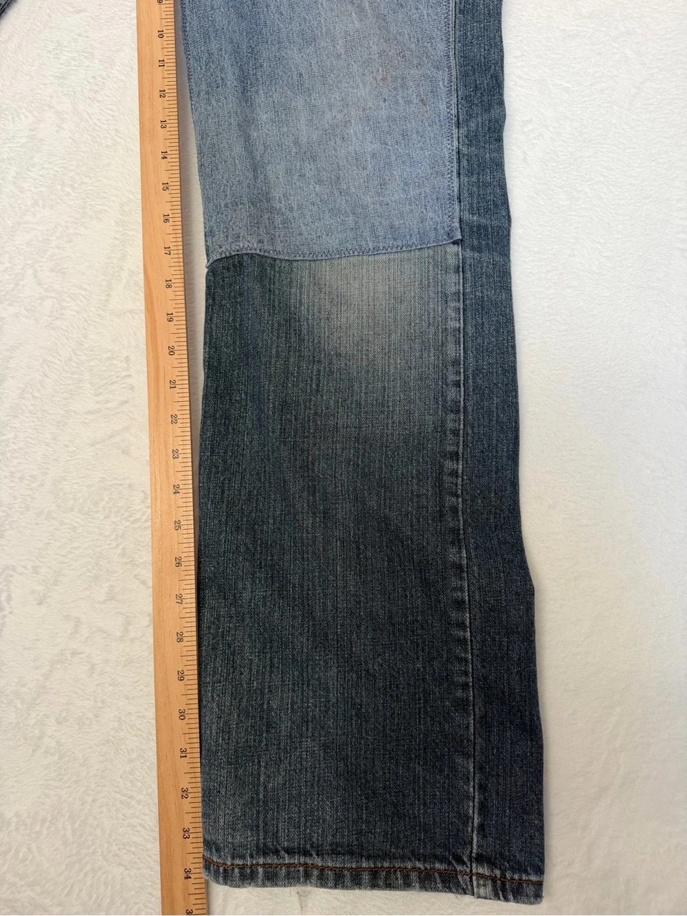 Levi's 569 Jean Double knee loose Patchwork 2010 Original Baggy Fit 32x34